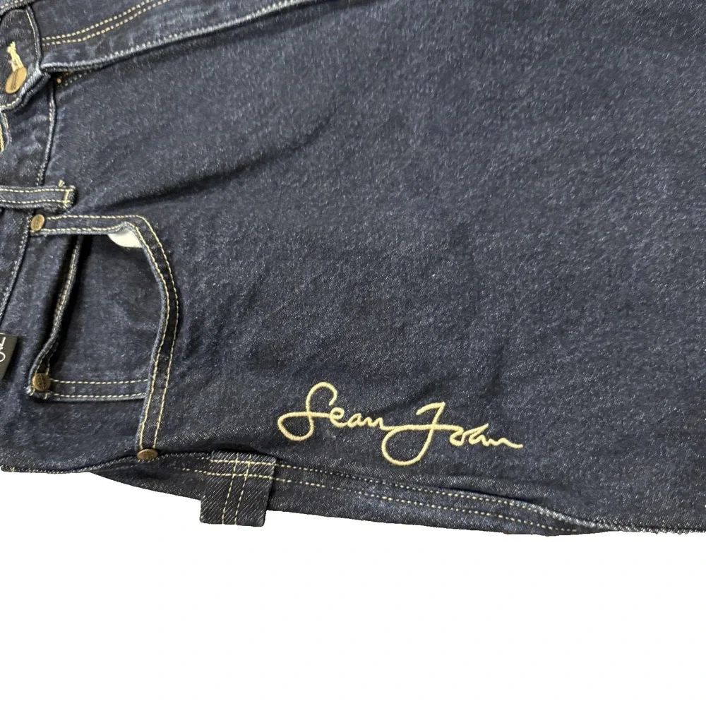 Sean John Jeans Mens 32 Blue Carpenter Denim Relaxed Fit Utility Workwear